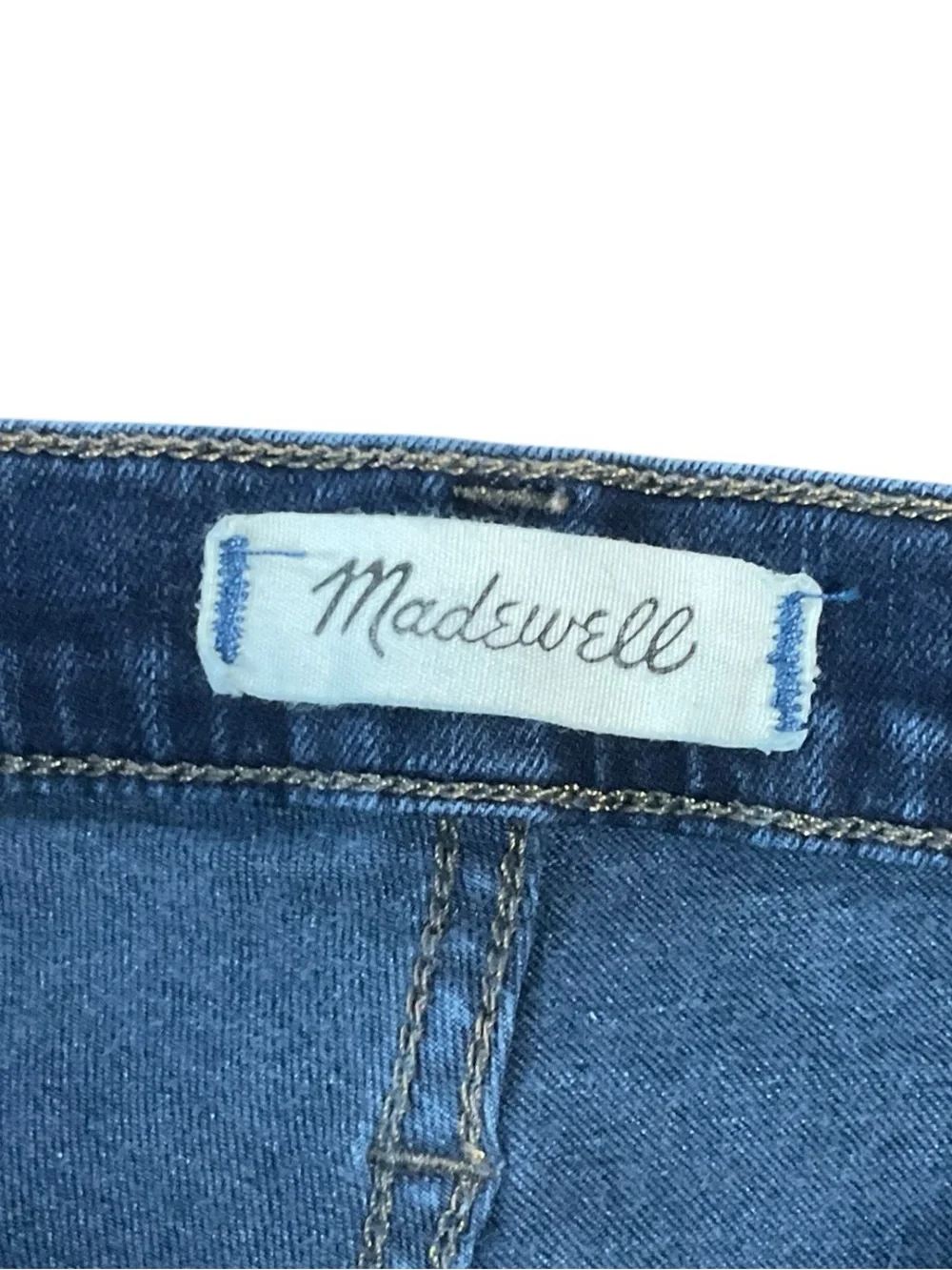 Madewell 10” High Rise Skinny Dark Blue Size 26 Jeans